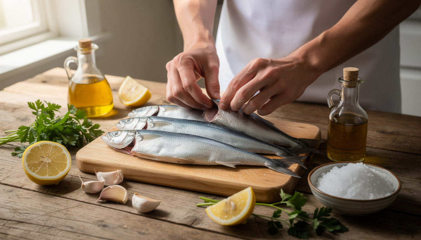 découvrez une recette simple et savoureuse pour préparer des anchois frais. apprenez étape par étape comment sublimer ce poisson délicat dans un plat gourmand et facile à réaliser.