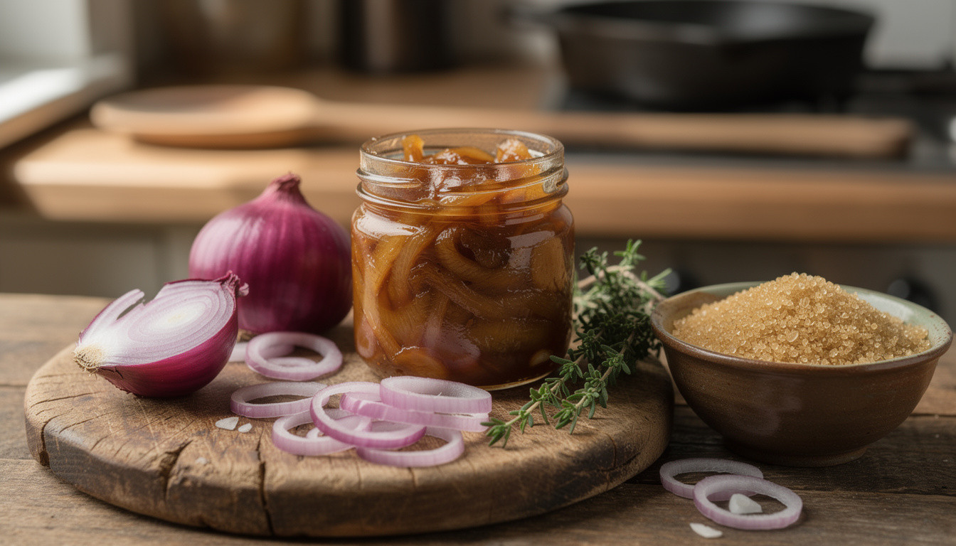 découvrez notre recette facile du confit d’oignon maison pour apporter une touche gourmande et sucrée à vos plats préférés. simple, rapide et délicieux !