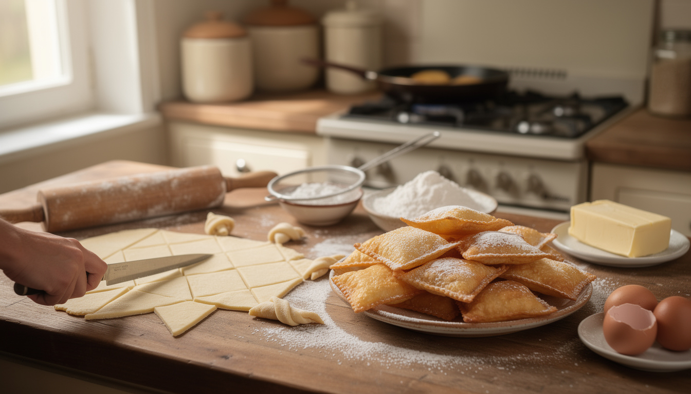découvrez une recette simple et rapide pour préparer des bugnes croustillantes maison, parfaites pour un délicieux moment gourmand.