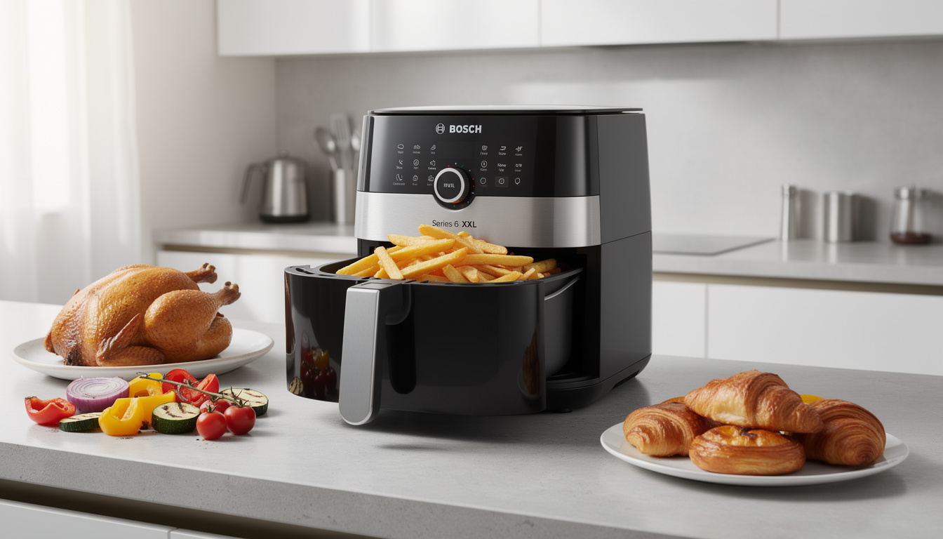 découvrez notre avis complet sur la friteuse sans huile airfryer bosch série 6 xxl : analyse de ses performances, fonctionnalités innovantes et qualité de cuisson pour des repas sains et savoureux.