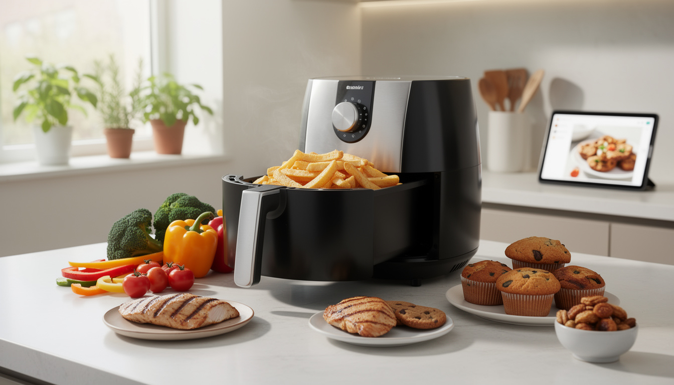découvrez notre avis complet sur la friteuse sans huile airfryer 4 l 8-en-1 : analyse de son utilité, performances et conseils pour bien l'utiliser.