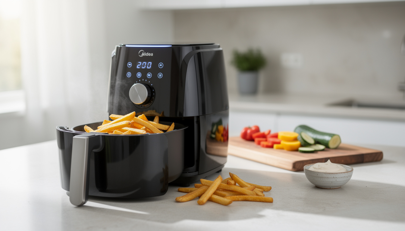 découvrez notre avis complet et test détaillé de la friteuse airfryer midea 2 l. explorez ses performances, son efficacité et son utilité au quotidien pour une cuisson saine et rapide.