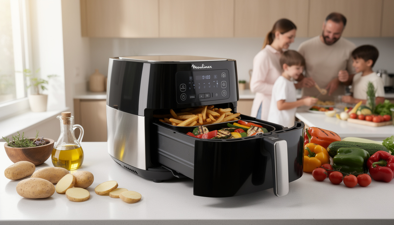 découvrez l'avis complet et le test de l'airfryer moulinex dual easy fry xxl, analyse de ses performances et de son utilisation au quotidien pour une cuisine saine et rapide.