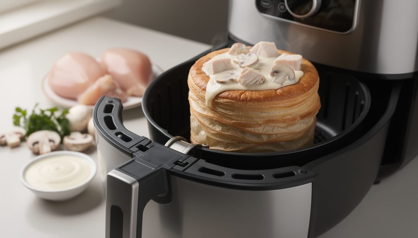 découvrez comment préparer une délicieuse bouche à la reine parfaite en utilisant une air fryer, pour un plat savoureux et croustillant à la maison.