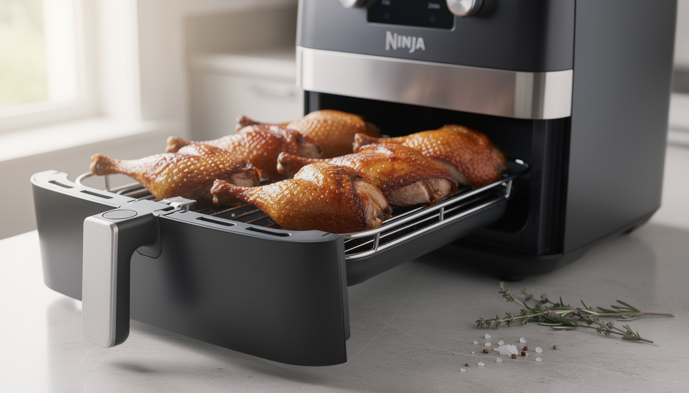 découvrez comment réussir facilement la cuisson des cuisses de canard avec une friteuse à air ninja air fryer grâce à nos astuces simples et efficaces.