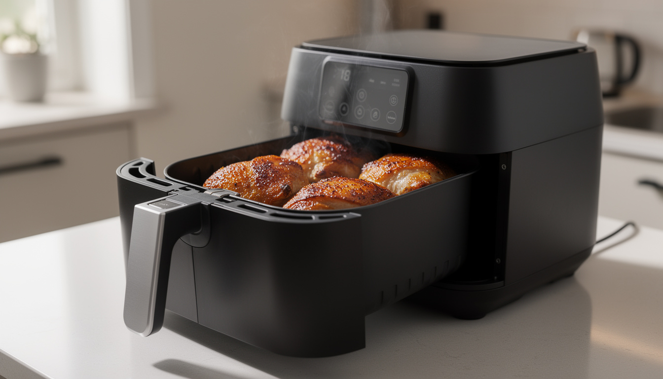 découvrez nos conseils pour réussir parfaitement la cuisson des cuisses de poulet au air fryer ninja, pour des plats savoureux et croustillants à chaque fois.