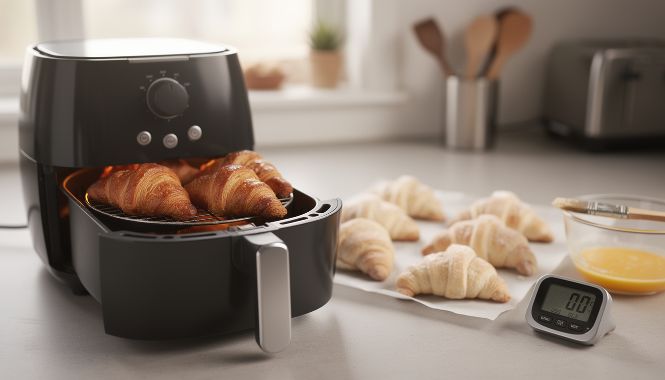découvrez nos astuces et conseils pour réussir la cuisson de croissants congelés à l'air fryer et obtenir un résultat parfaitement doré et croustillant.