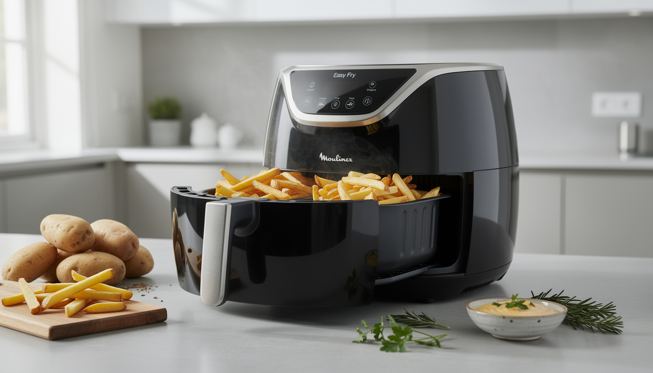 découvrez notre avis complet sur l'airfryer moulinex easy fry dual flex : performances, facilité d'utilisation et fonctionnalités pour une cuisson saine et rapide.