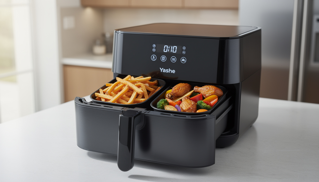 découvrez notre avis complet sur la friteuse sans huile airfryer yashe dual zone 9 l : performance, fonctionnalités et conseils d'utilisation pour des repas sains et savoureux.