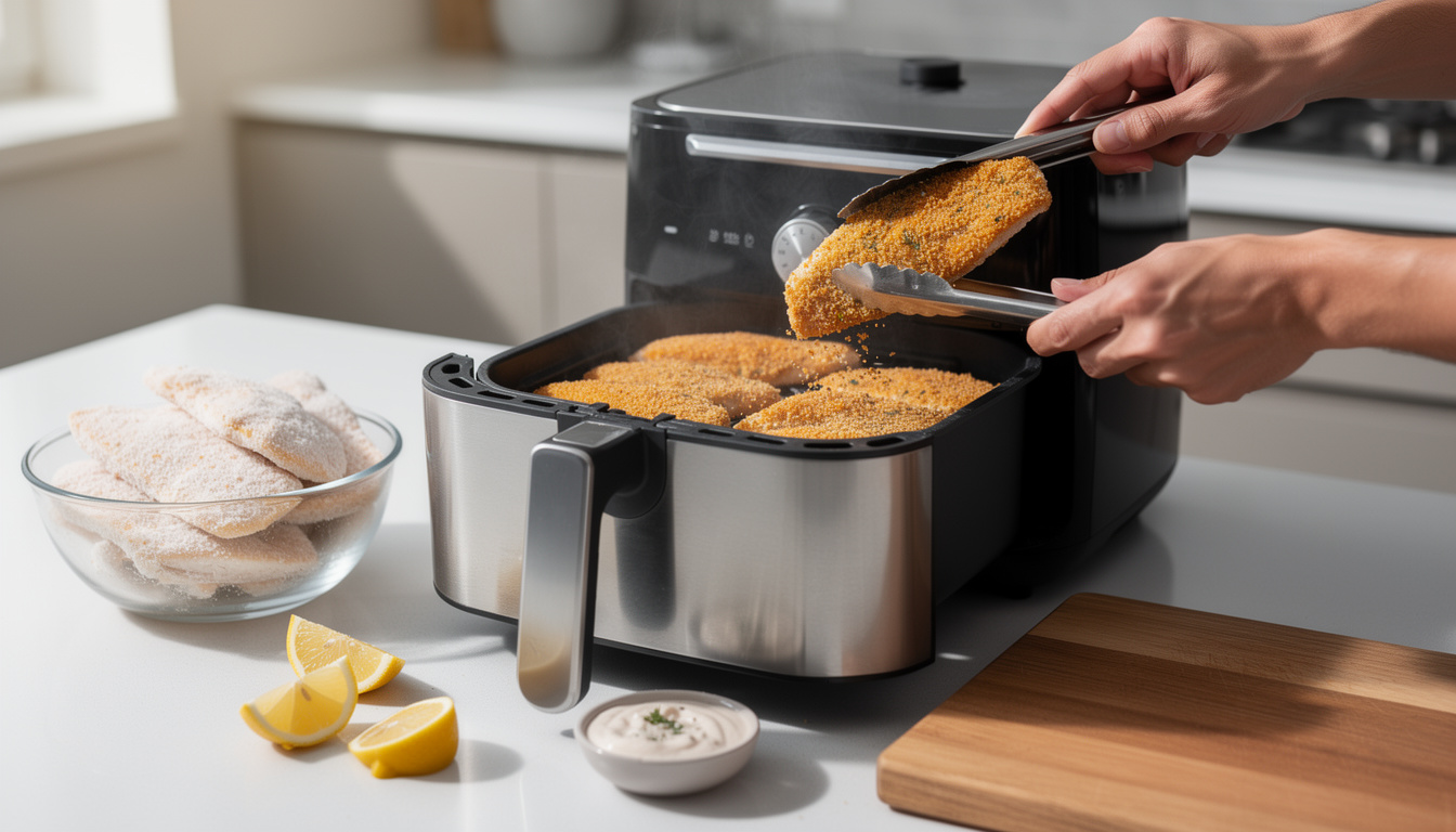 découvrez nos astuces pour réussir la cuisson de poisson pané congelé à l’air fryer, pour un repas croustillant et savoureux en un rien de temps.