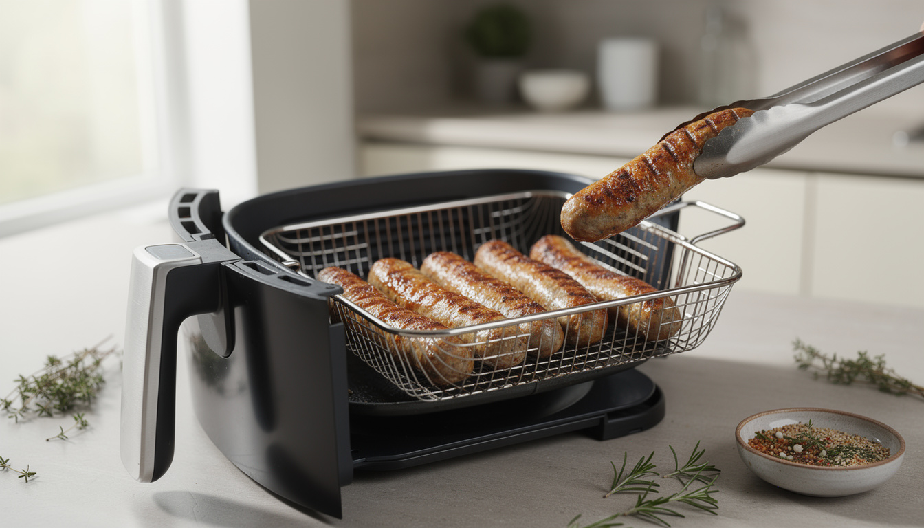 découvrez nos conseils simples et efficaces pour réussir la cuisson des saucisses fraîches à l'air fryer et obtenir un résultat savoureux et croustillant à chaque fois.