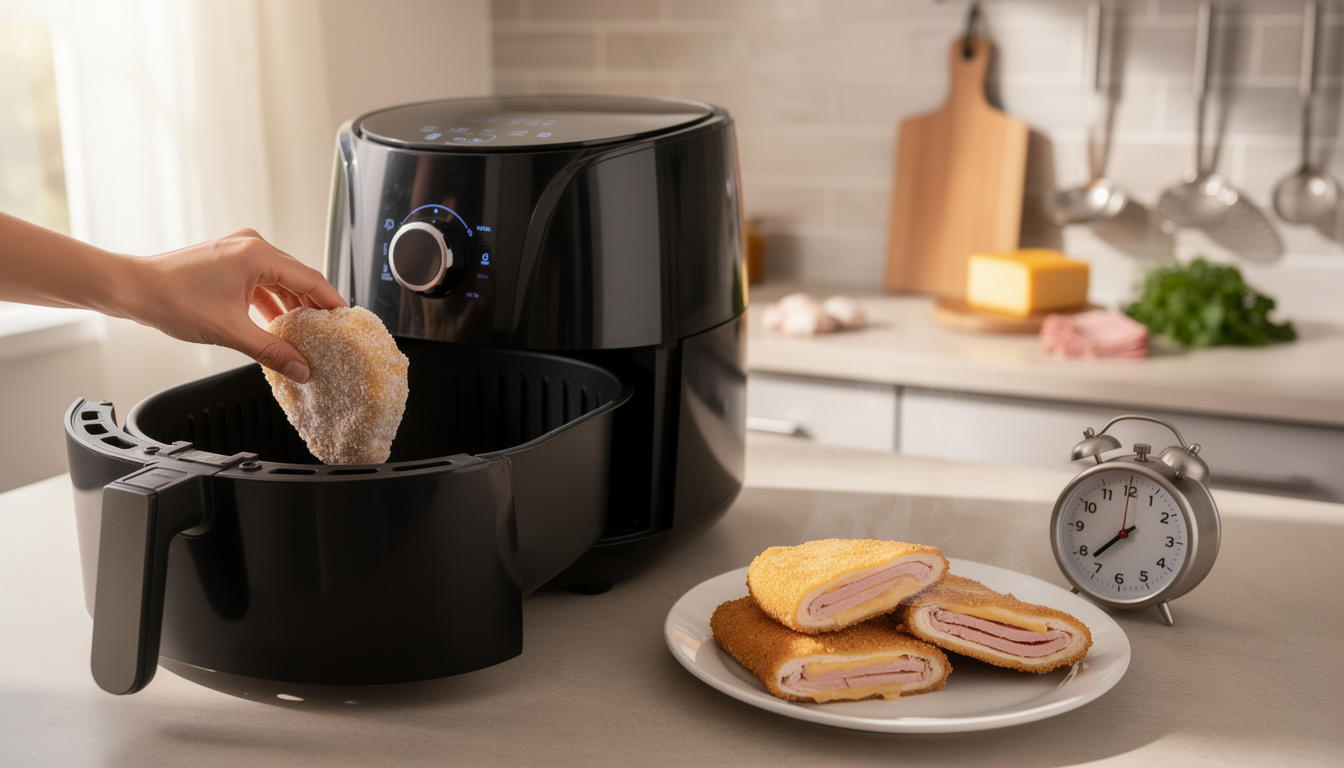 découvrez comment réussir parfaitement la cuisson du cordon bleu surgelé dans une air fryer grâce à nos conseils simples et efficaces pour un repas croustillant et savoureux.