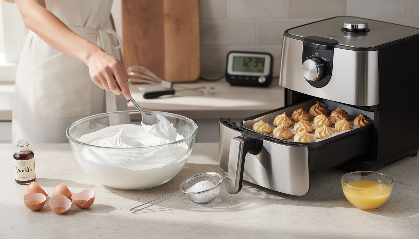 découvrez comment réussir facilement votre recette de meringue en air fryer grâce à nos astuces simples et efficaces pour un résultat croustillant et délicieux.