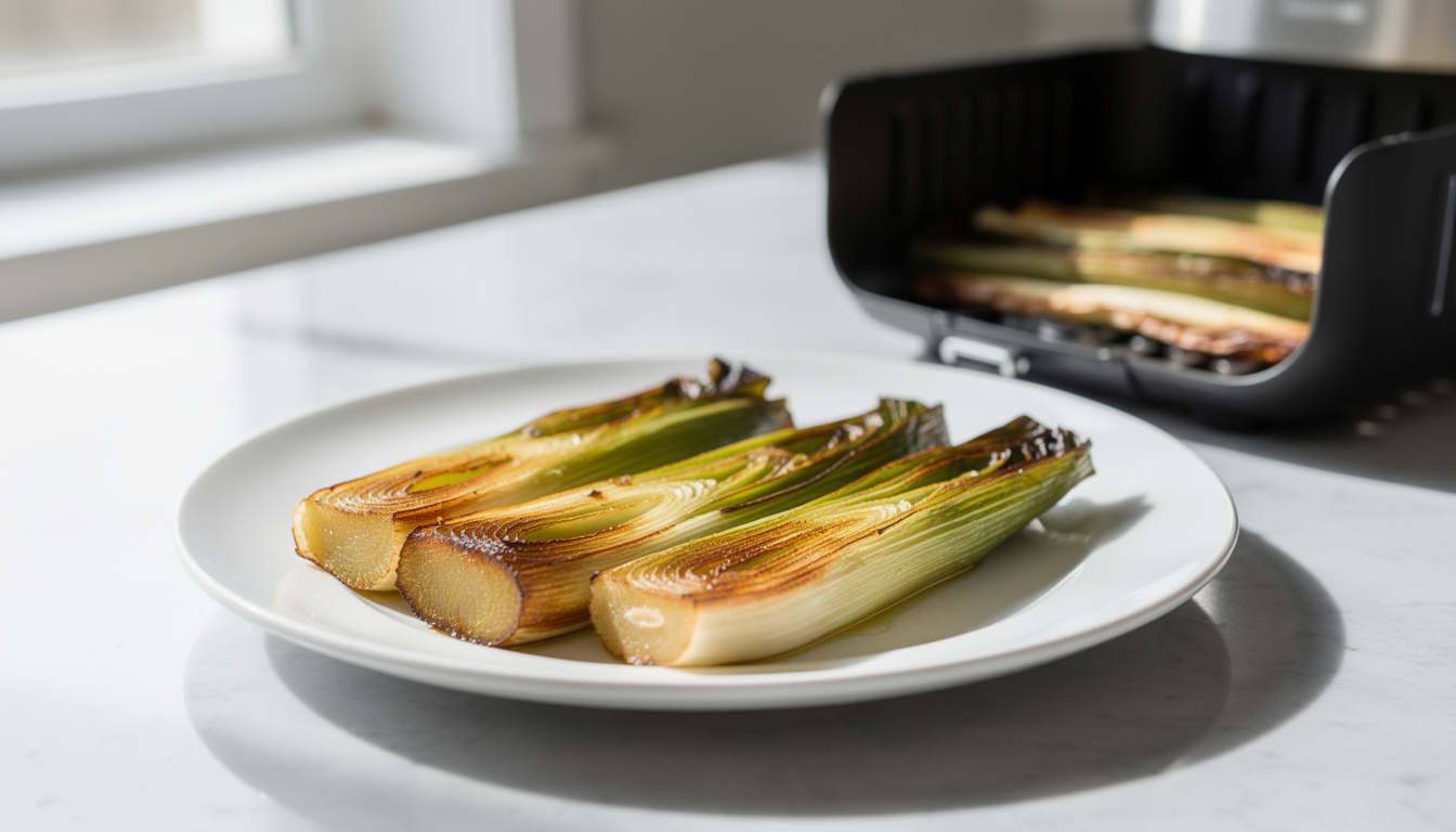 découvrez une recette simple et rapide de poireaux à l'air fryer, idéale pour un repas sain et savoureux. facile à préparer, elle ravira vos papilles en un rien de temps.